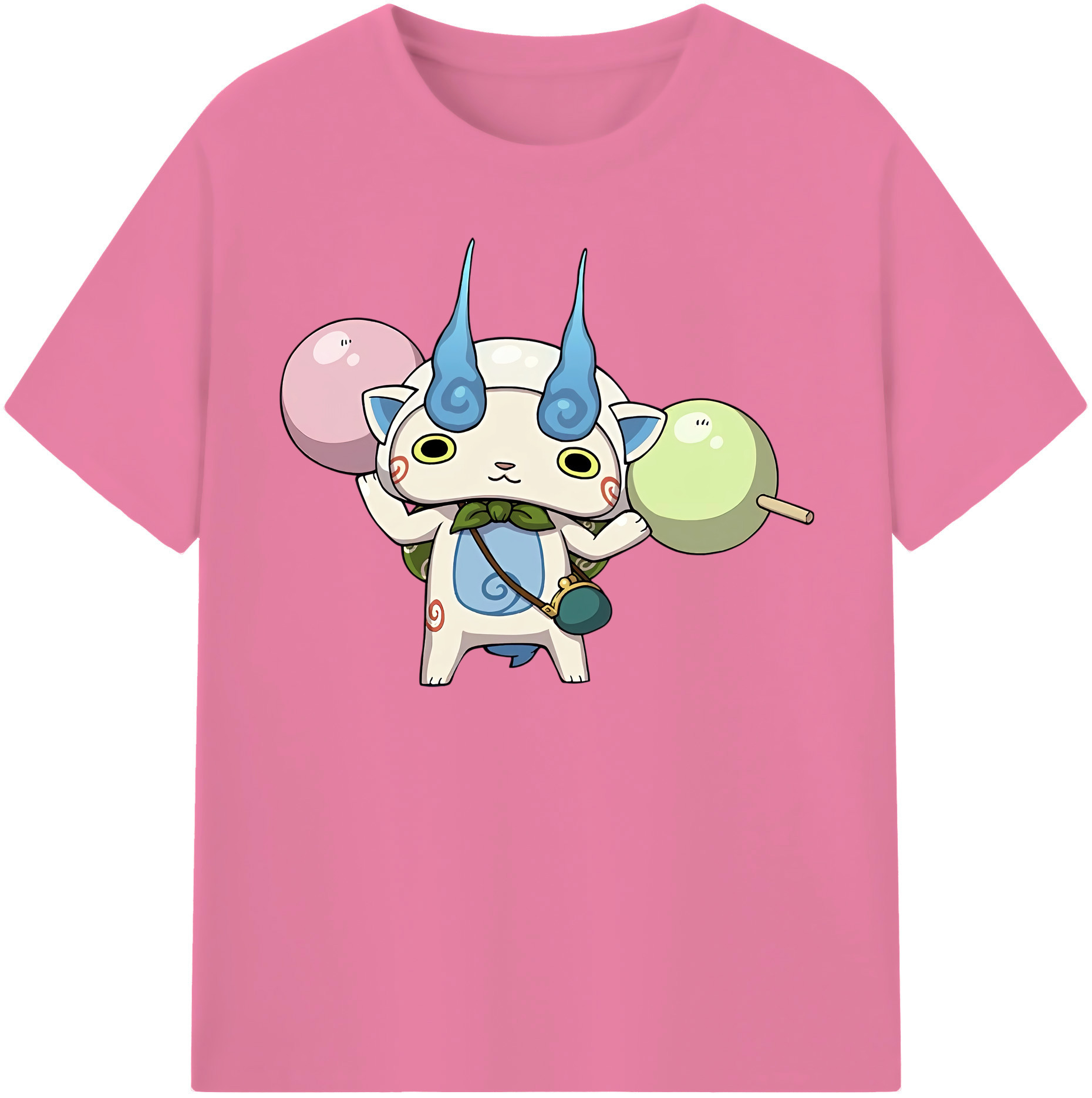 （画像用） 妖怪ウォッチ Yo-kai Watch 綿100％半袖Tシャツ（フロントプリント）